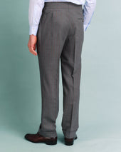 Grey and Red Pinstripe Heritage Trousers