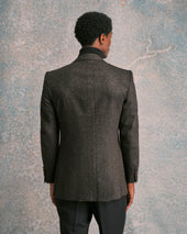Brown Donegal Contemporary Jacket