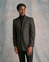 Brown Donegal Contemporary Jacket