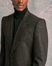 Brown Donegal Contemporary Jacket