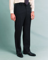 Charcoal Slub Classic Trousers