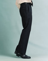 Charcoal Slub Classic Trousers