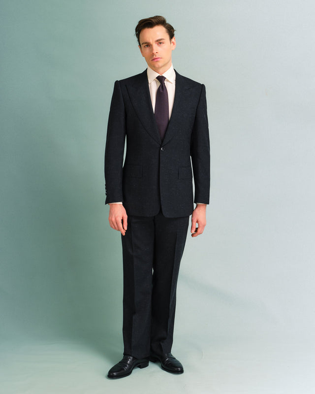 Charcoal Slub Suit