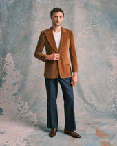 Caramel Velvet Jacket