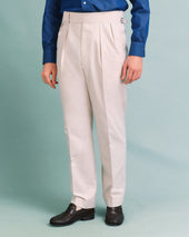 Off-White Cotton Heritage Trousers