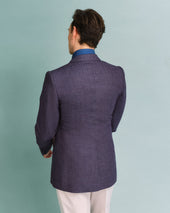 Purple Herringbone Jacket