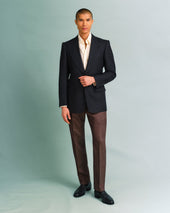 Black Hopsack Blazer