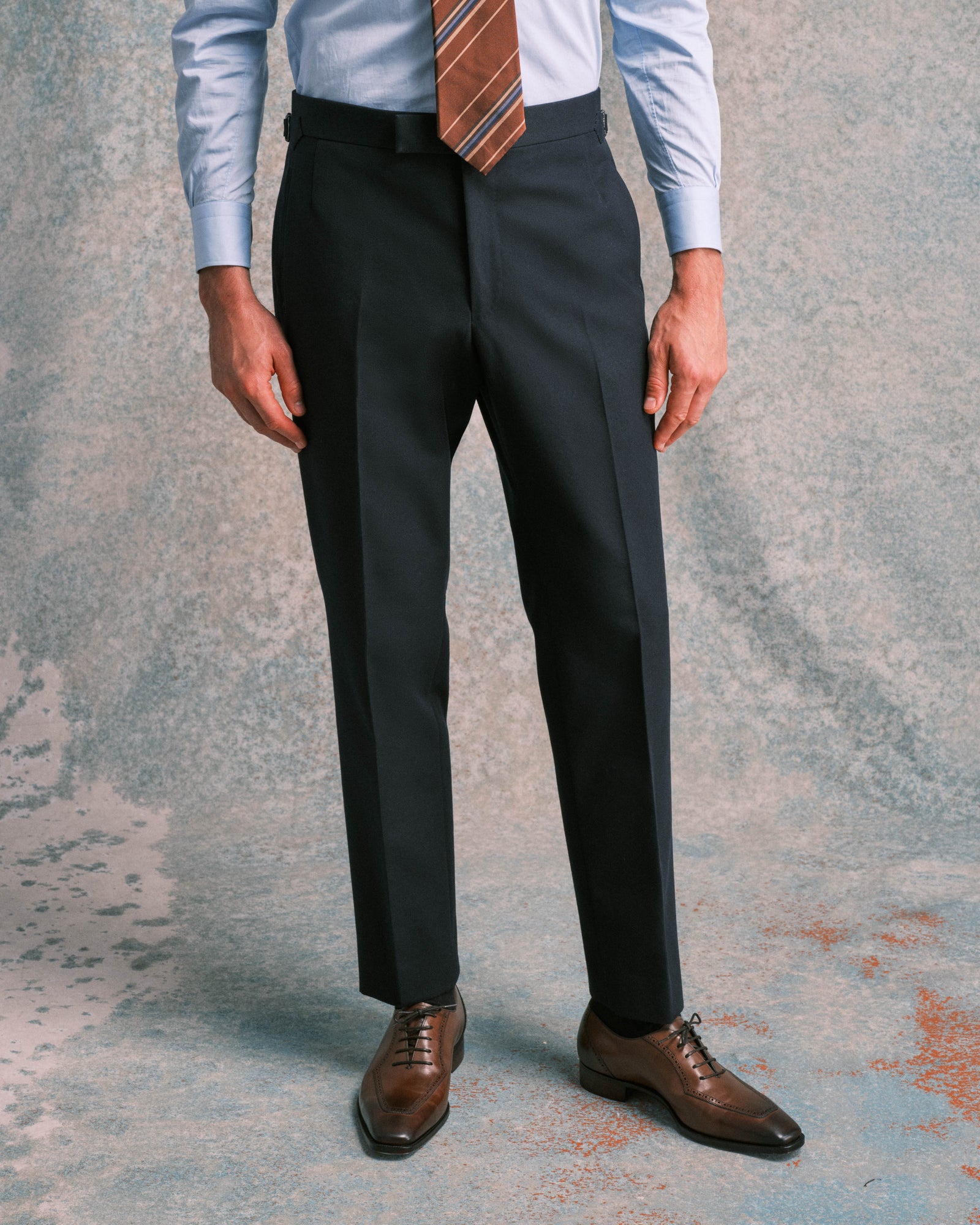 Midnight Cotton Contemporary Trousers