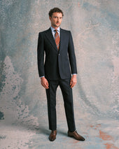 Midnight Cotton Contemporary Suit