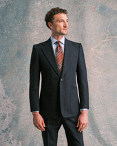 Midnight Cotton Contemporary Jacket