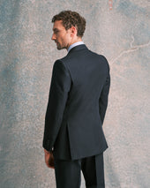 Midnight Cotton Contemporary Jacket