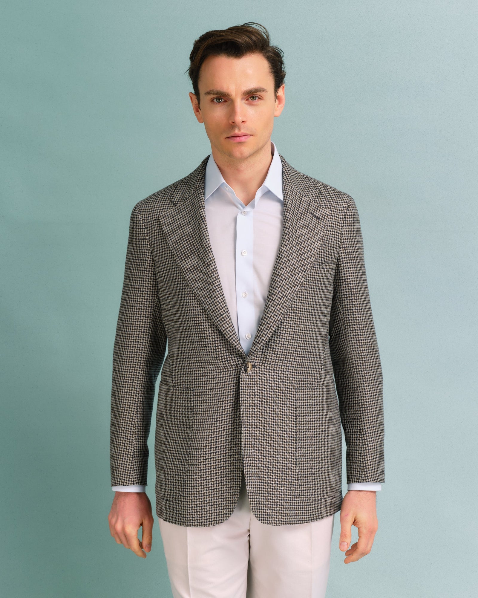 Houndstooth Unstructured Jacket