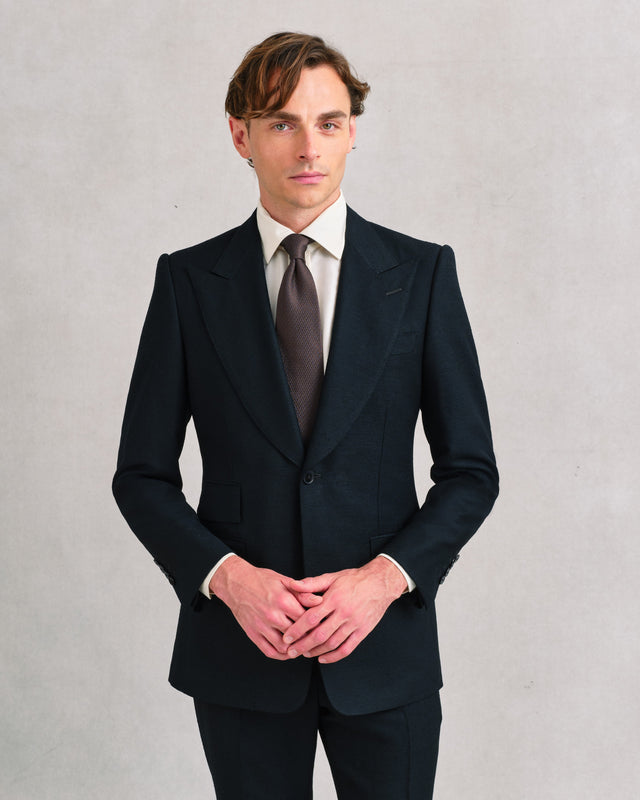 Black Slub Heritage Suit