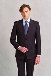 Burgundy Mohair Blend Heritage Suit