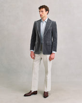 Grey Velvet Jacket