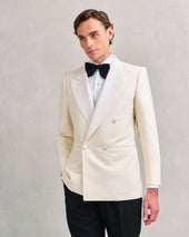 Off-White Low Double Breasted Dinner Jacket