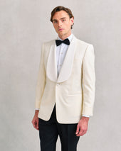 Off-White Shawl Dinner Jacket