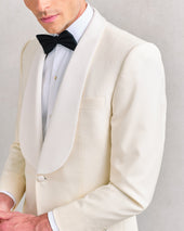 Off-White Shawl Dinner Jacket