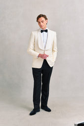 Off-White Shawl Dinner Jacket