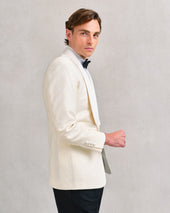 Off-White Shawl Dinner Jacket