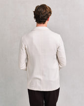 Off-white Cashmere Blend Unstructured Jacket