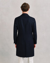 Midnight Boiled Wool Change Coat