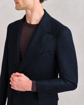Midnight Boiled Wool Change Coat