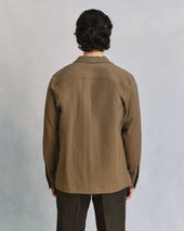 Putty Seersucker Capri Shirt