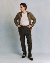 Putty Seersucker Capri Shirt