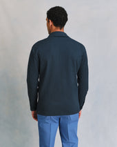 Slate Seersucker Chore Jacket
