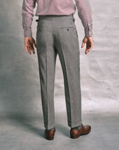 Grey Herringbone Heritage Trousers
