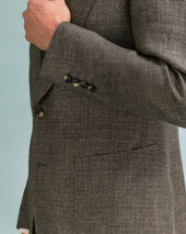 Green Linen Blend Jacket