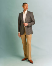 Green Linen Blend Jacket