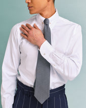 Pin Collar Shirt With French Cuff