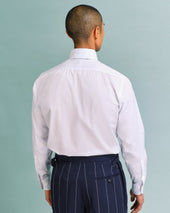 Pin Collar Shirt With French Cuff