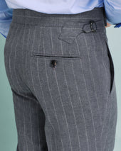 Grey Stripe Classic Trousers