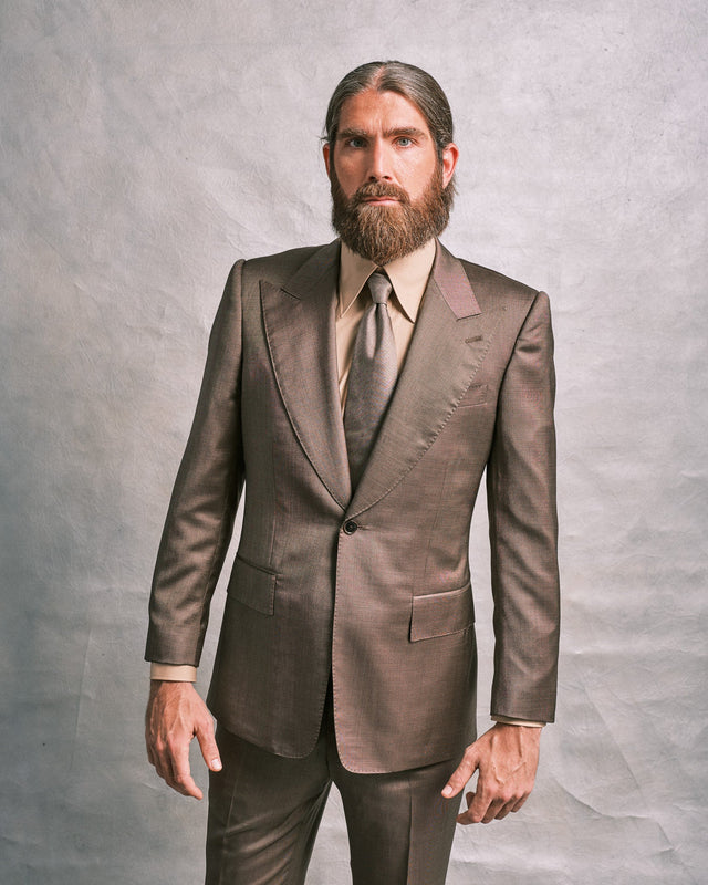 Bronze Silk Blend Heritage Jacket