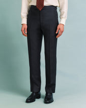 Charcoal Nailhead Unstructured Suit
