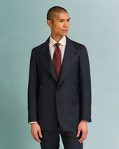 Charcoal Nailhead Unstructured Suit