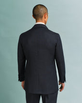 Charcoal Nailhead Unstructured Suit