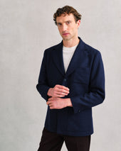 Navy Boiled Control Jacket