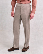 Cashmere blend Taupe Corduroy Drape Suit