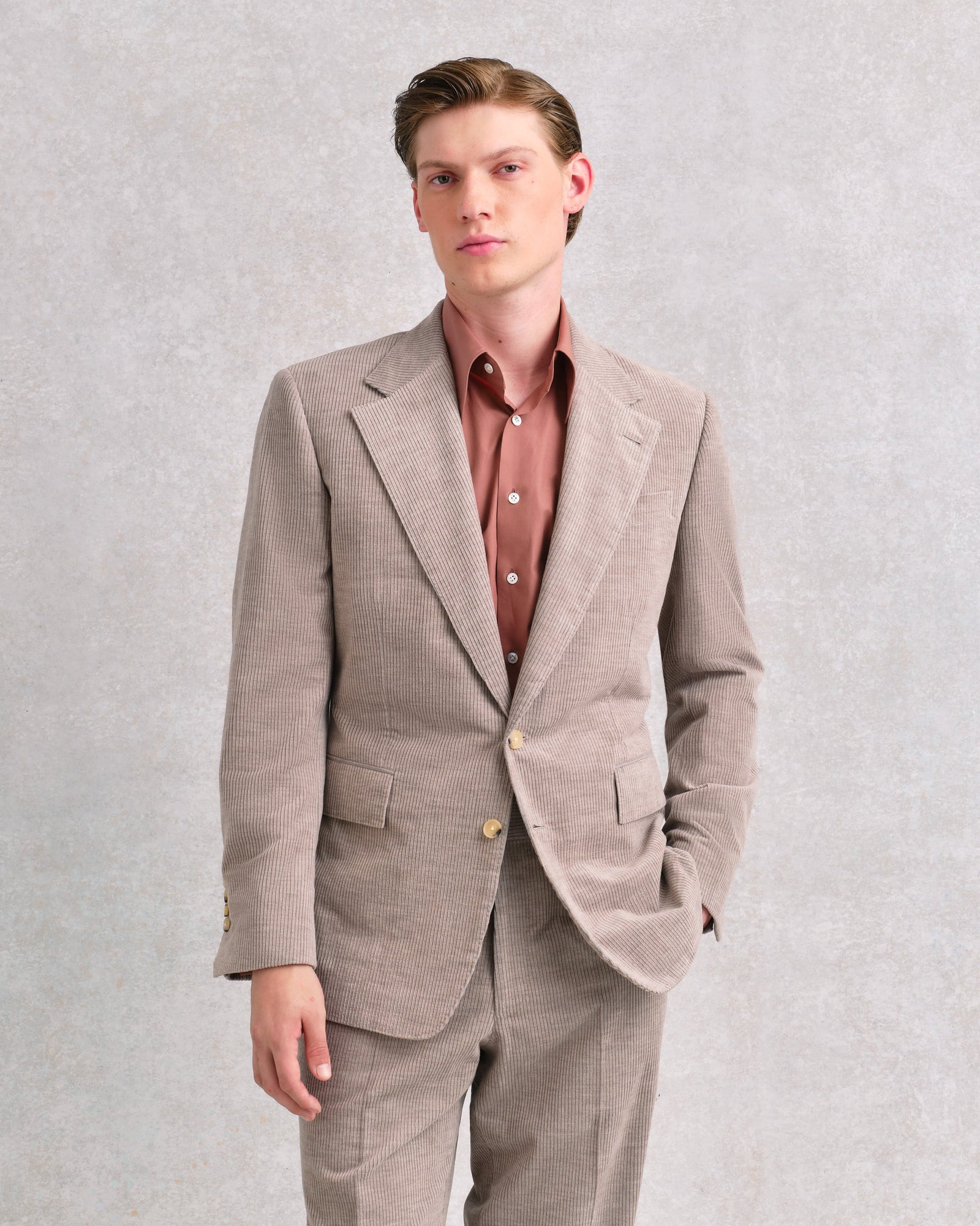 Corduroy Drape Jacket