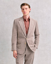 Taupe Corduroy Drape Jacket