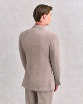 Taupe Corduroy Drape Jacket