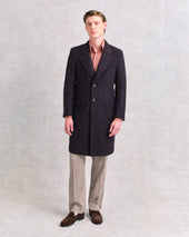 Burgundy Geometric Change Coat