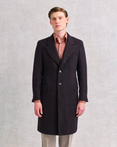 Burgundy Geometric Change Coat