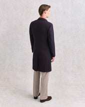 Burgundy Geometric Change Coat