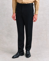 Black Twill Contemporary Trousers