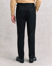 Black Twill Contemporary Trousers